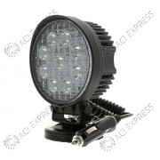 Phare de travail rond LED base magnétique et câble allume- cigare 1900 Lumen IP67