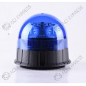 Gyrophare LED bleu R65 à visser fixation 3 point iso