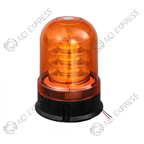 Gyrophare flash camion poids lourd ORANGE LED GAO R65 12/24V