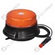 Gyrophare magnétique allume cigare ORANGE LED extrat plat SEKAR R65 12/24V