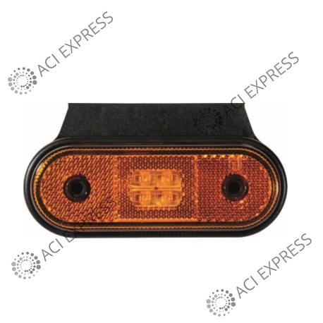 Feu de position OBLONG_12/24V_IP67_LED_Remorque_Camion_semi-remorque_poidslourd_utilitaire_Camionnette_Dépanneuse_4x4_Poidslourd