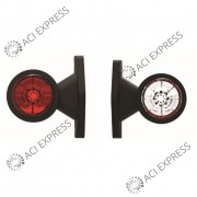  Feu_sur_antenne_LED_BICOLORE_Compact_Camions_Camionnette_Dépanneuse_4x4_Poids lourd_camions Benne_Frigos_Remorques_Plateaux_Con