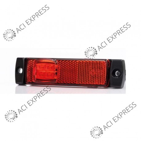 Feux_de_gabarit_RECTANGLE_à plaquer_Rouge1.5m_10/30V_remorque_camion_semi-remorque_poids lourd_utilitaire